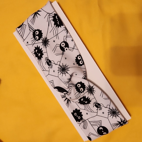 Halloween Themed Handmade Cotton/Polyester Spandex Head Bands - set of 4 - Picture 11 of 13